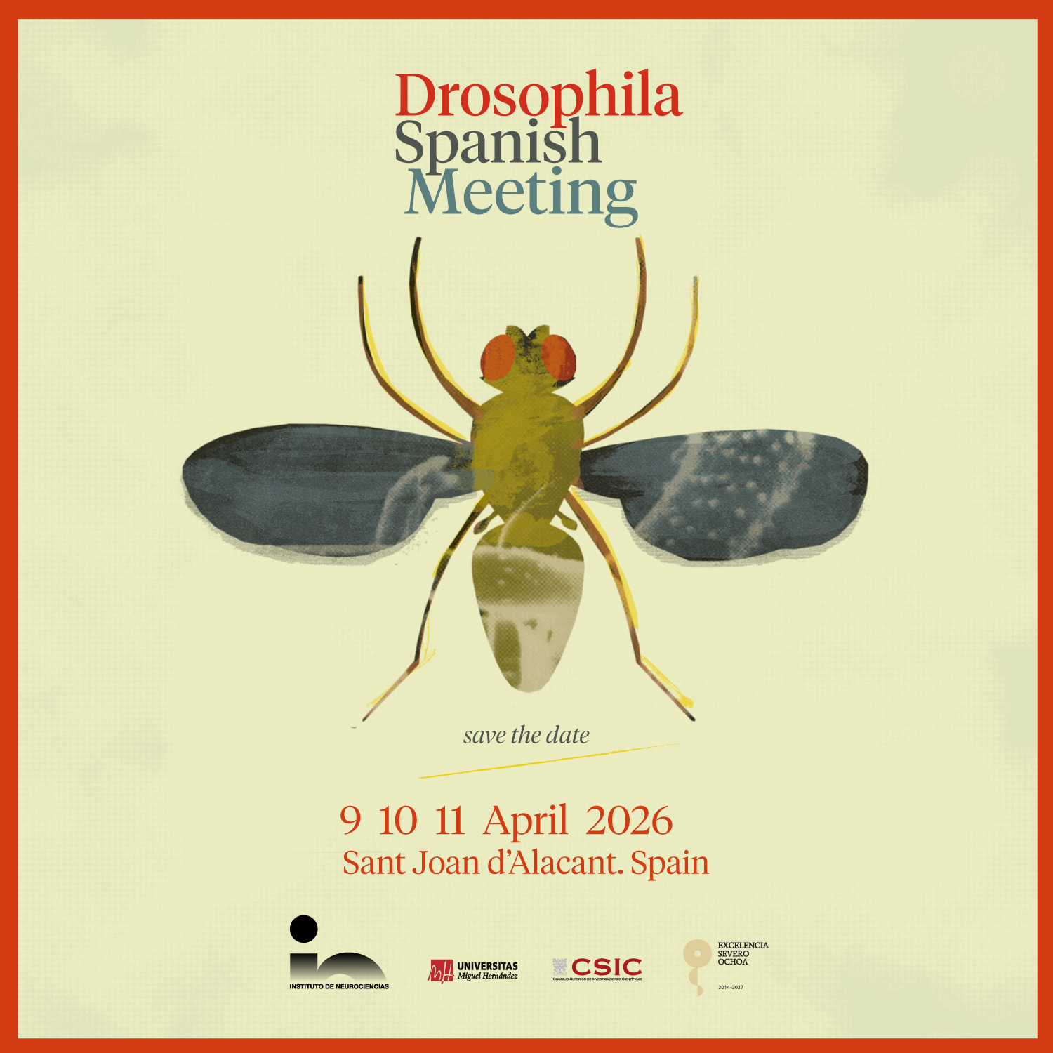 DSM_DrosophilaDEF-cartel-2026 Cartel Congreso Drosophila 2026